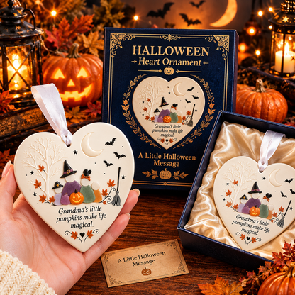 🎃❤  Fall Family Connection Heart Ornaments — A Little Keepsake for the Ones You Love Most,Without box