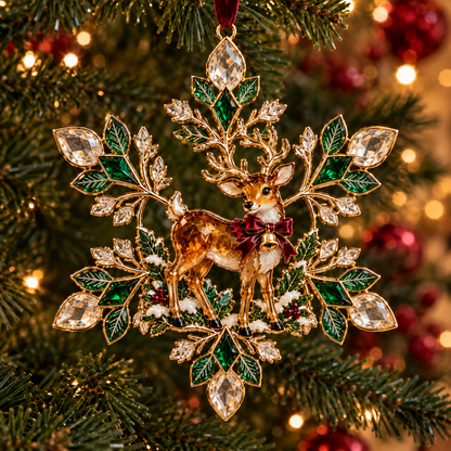Christmas Magic Snowflake Ornaments – 6 Festive Designs for Holiday Decorating & Gifting