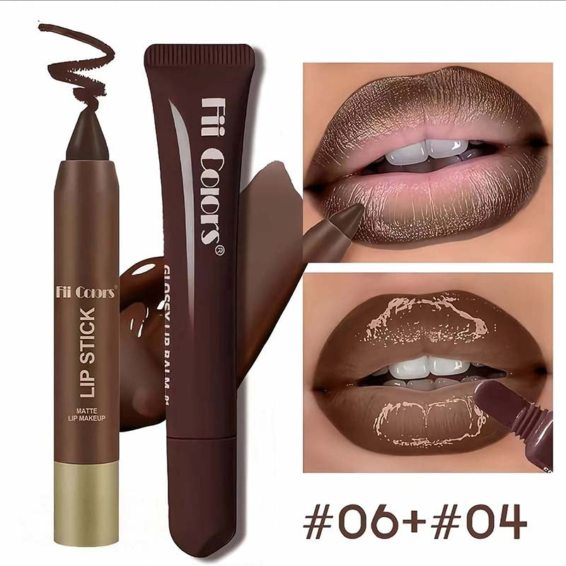 Matte Lip Liner & Moisturizing Lip Oil Cosmetic Set 💄 - image 7