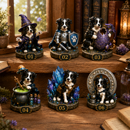 Border Collie Enchanted Advent Calendar 2026 – 24 Days of Magical Miniature Dog Figurines, Christmas Surprises & Storybook Adventures