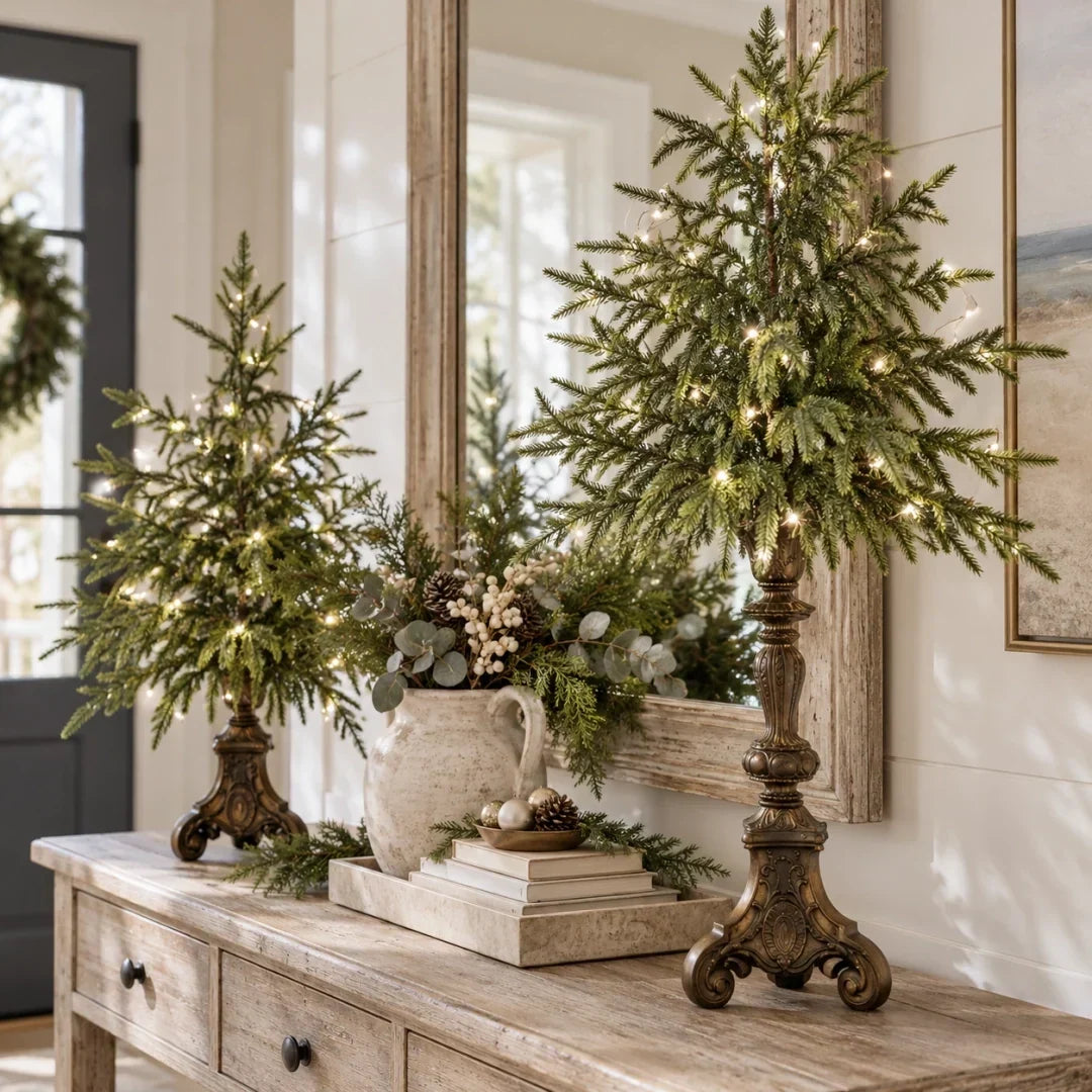 🎄Buy 2 Get 20% OFF🎁Vintage Lighted Norfolk Pine Trees