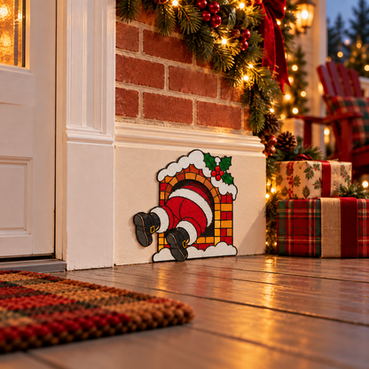 Funny Christmas Baseboard Decorations – 5 Playful Holiday Designs