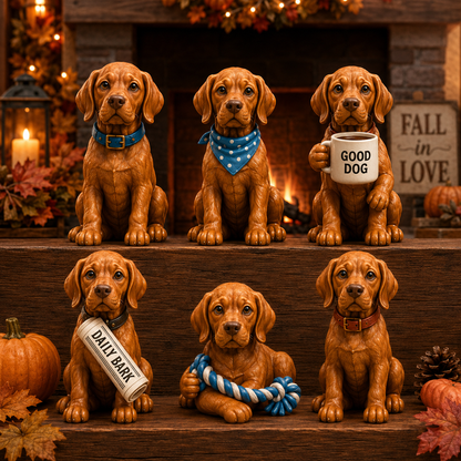 Everyday Vizsla Advent Calendar 2026 – 24 Days of Adorable Vizsla Miniatures, Daily Dog Moments & Perfect Gifts for Vizsla Lovers, Acrylic Charms Blind Box