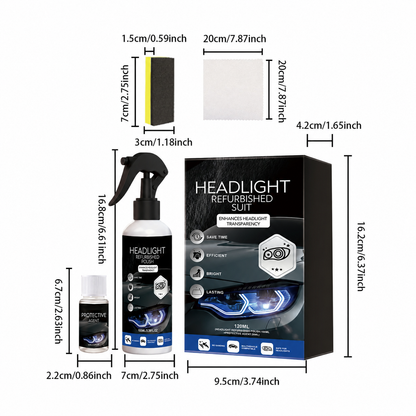 💡Headlamp Restoration Fluid with Crystalline Coating
