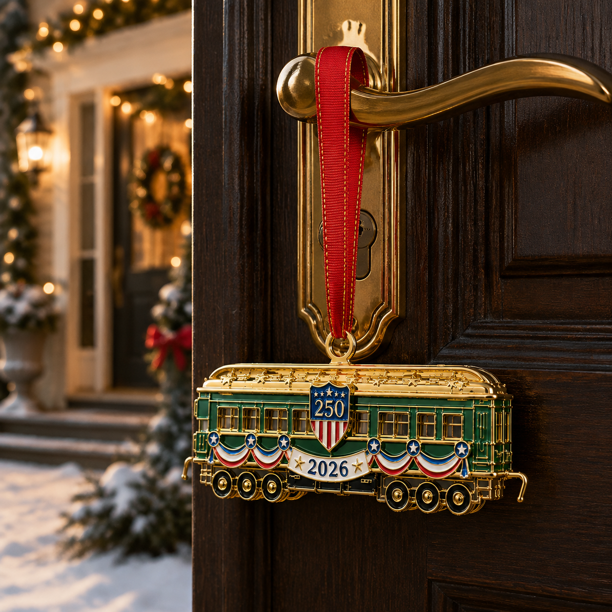 ✨250th Anniversary Edition Gold-and-Green Vintage Tram