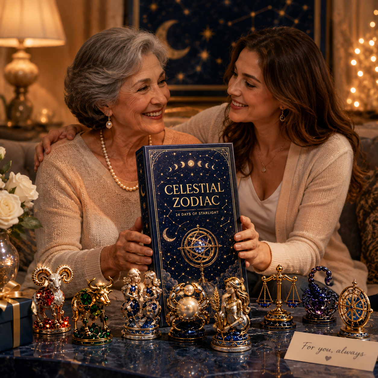 Celestial Zodiac 24-Day Christmas Advent Calendar