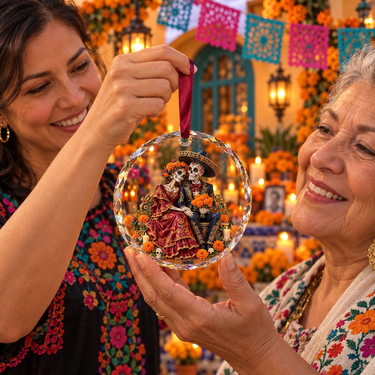 2026 Día de los Muertos Hanging Ornaments – 6 Colorful Designs Celebrating Love, Life & Remembrance