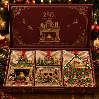 🔥Last 50pcs✨⏰ Limited anniversary edition✨Christmas fireplace decorations