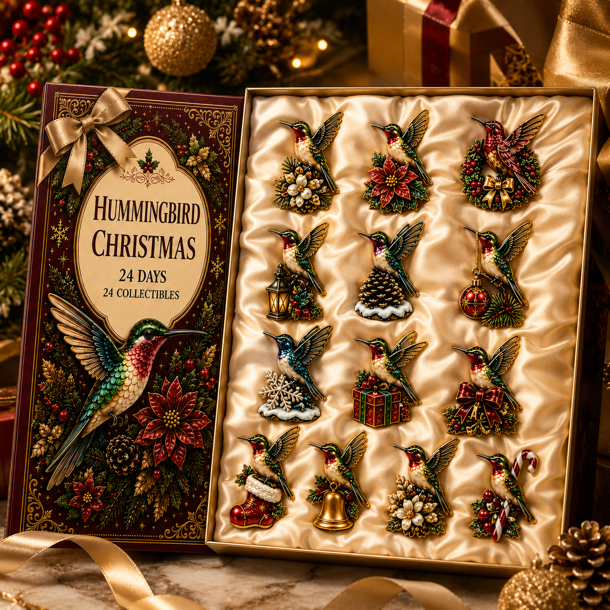 🔥Last 50 pcs✨⏰Last day 50% off🔥✨24-Day Advent Calendar - Hummingbird