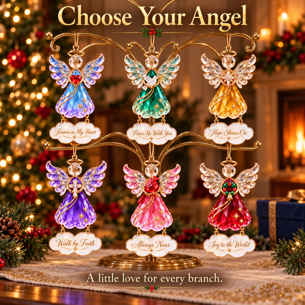 Heavenly Blessings Angel Christmas Ornaments – Keepsakes of Love, Faith & Remembrance