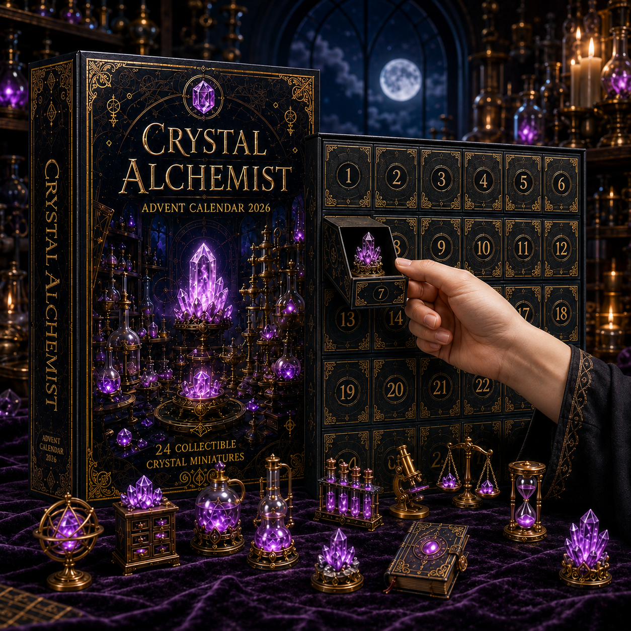 24 Days of Alchemy – Crystal Alchemist Collectible Countdown Calendar 2026
