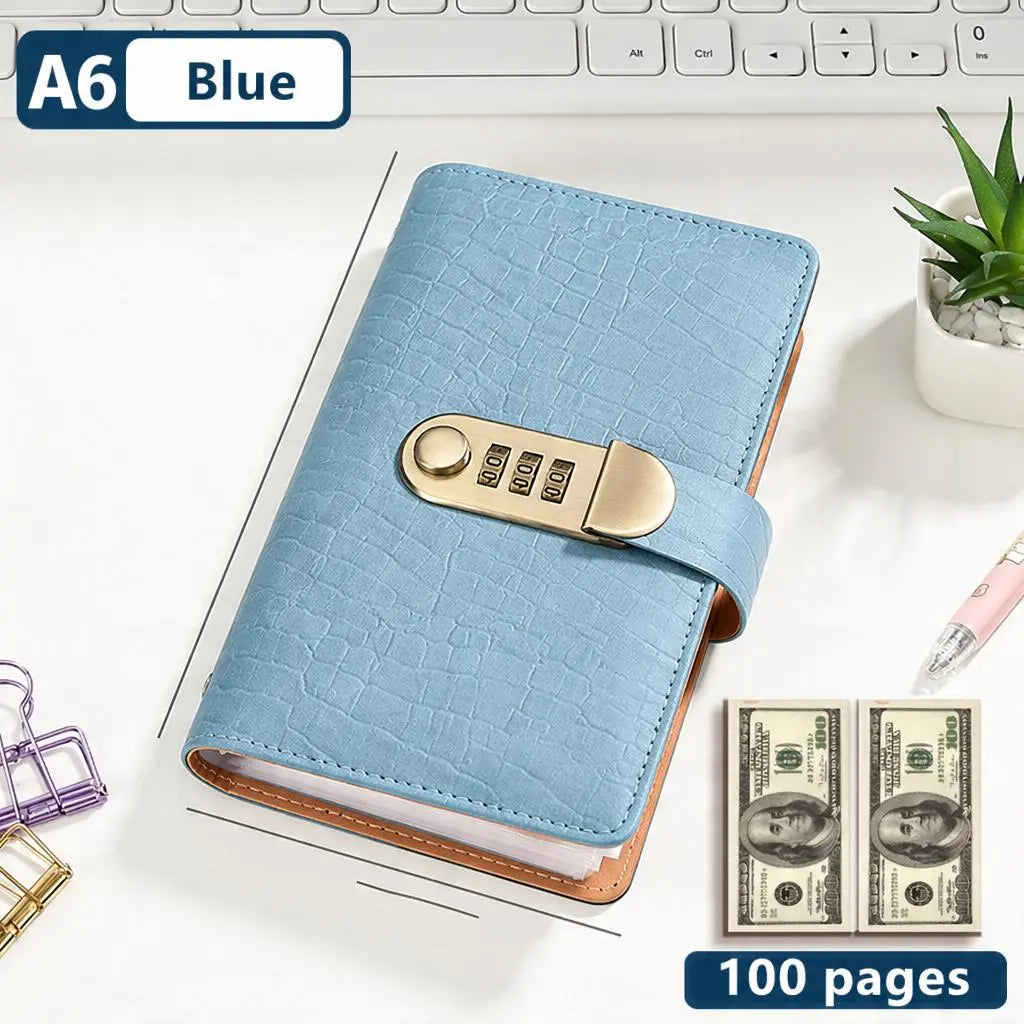 100-Transparent-Pocket Currency Collectors Album, Top-Grade PU Leather, Password Lock💵 - image 11
