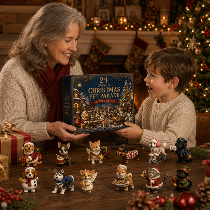 24 Days of Christmas Pet Parade Advent Calendar – 24 Unique Holiday Pet Miniatures