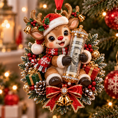 Christmas Money Surprise Ornament, Fun Christmas Tree Gift for Kids & Family - image 5