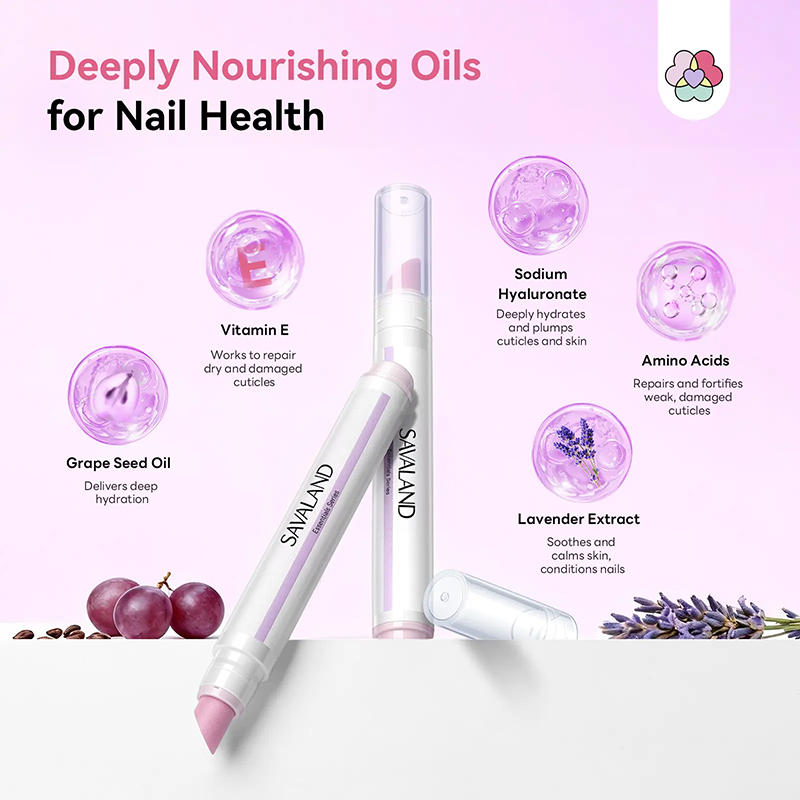2PCS 2‑In‑1 Cuticle Remover Pen, Ceramic 45° Tip With Lemon Oil 💅 - image 3