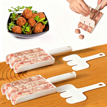 Creative Kitchen Triple Meatball Maker, Meatball Shaper Kitchen Triple Meat Tenderiser Meat Baller 🍳 - image 3