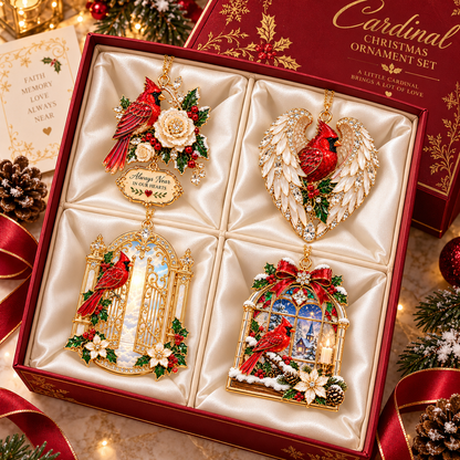 Cardinal Christmas Ornament –  Red Bird Holiday Keepsake, Meaningful Memorial Gift for Family & Loved Ones