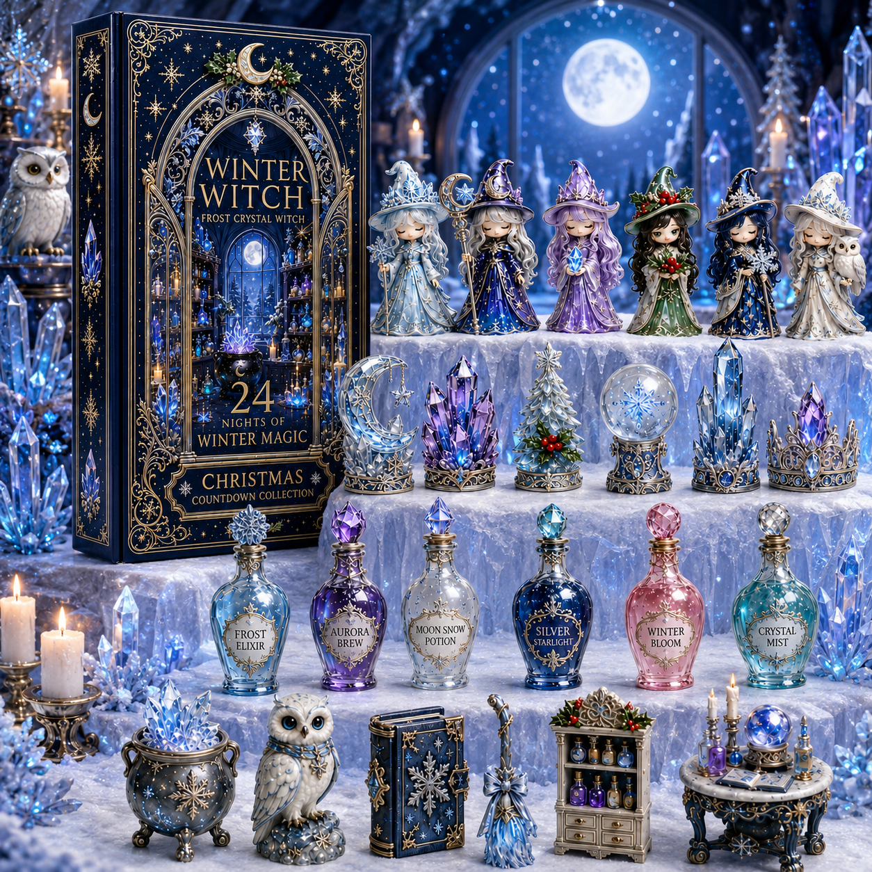 Winter Witch Advent Calendar 2026 – 24 Nights of Frost Crystal Magic