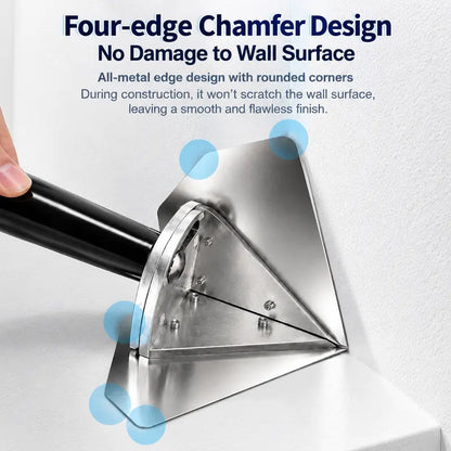Stainless Interior Corner Finishing Trowel Stainless Steel, Silver Shaped Finishing Tool 🛠️