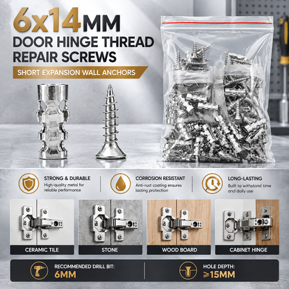 6x14mm Short Expansion Screws Set - image 1