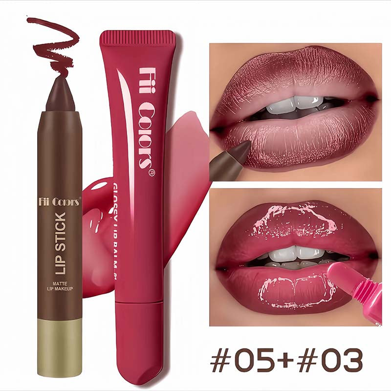 Matte Lip Liner & Moisturizing Lip Oil Cosmetic Set 💄 - image 8