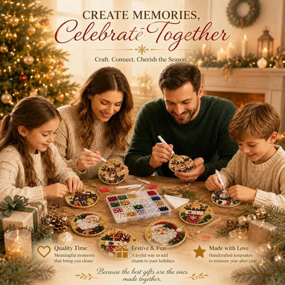 6Pcs/12Pcs Christmas DIY Diamond Painting Ornaments Kit, Xmas Tree Hanging Pendant🎄 - image 6