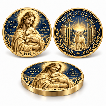 2026 Walk with Jesus Coin Collection – 6 Double-Sided Keepsakes of Faith, Hope & Love