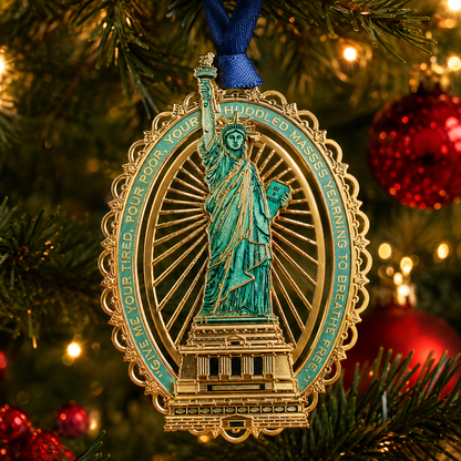 LAST DAY 50% OFF🔥250th Anniversary Statue of Liberty Christmas Tree Ornament