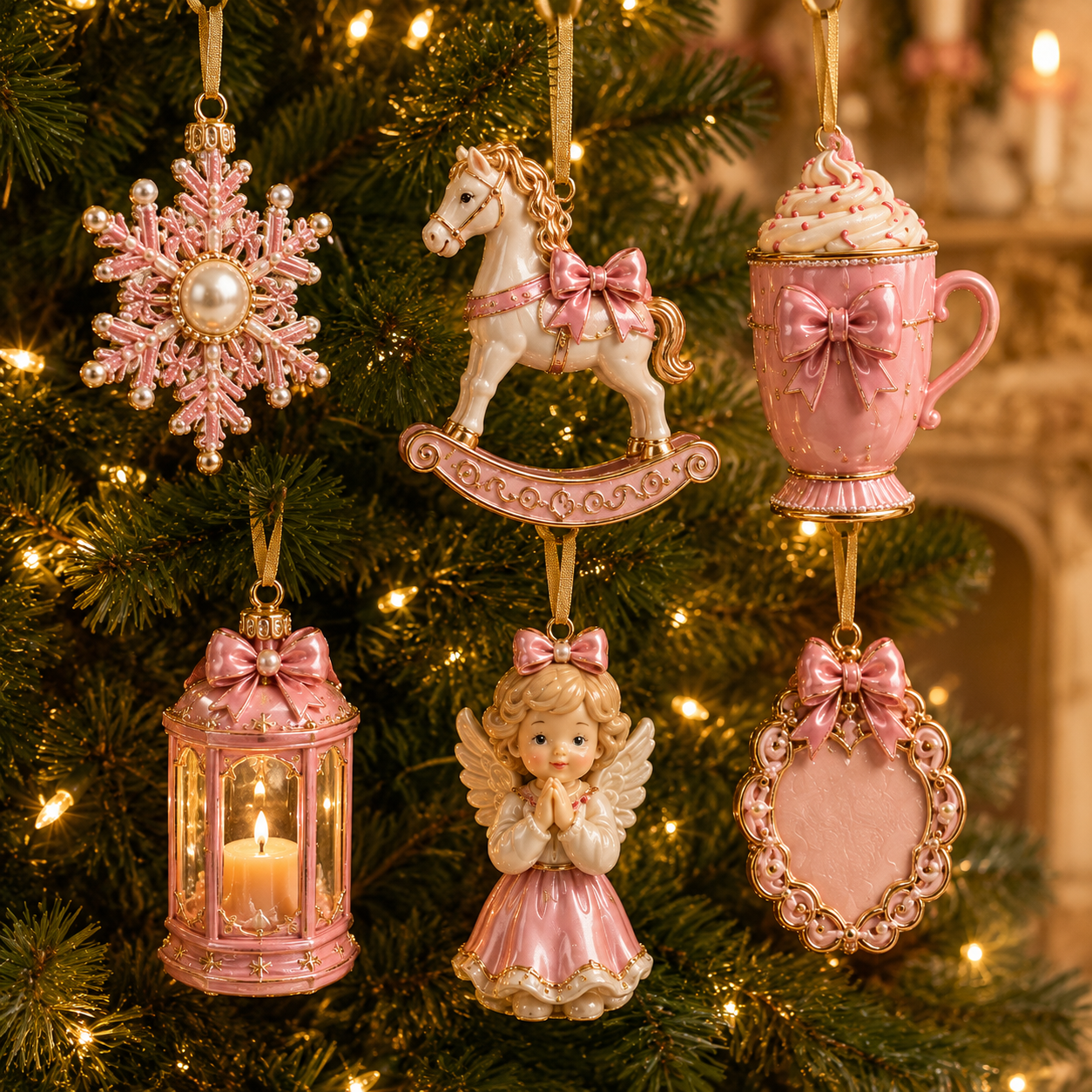 ✨24-Day Christmas Countdown Advent Calendar – Pink Bow Series