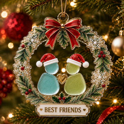 🎄BEST FRIENDS Christmas Ornament