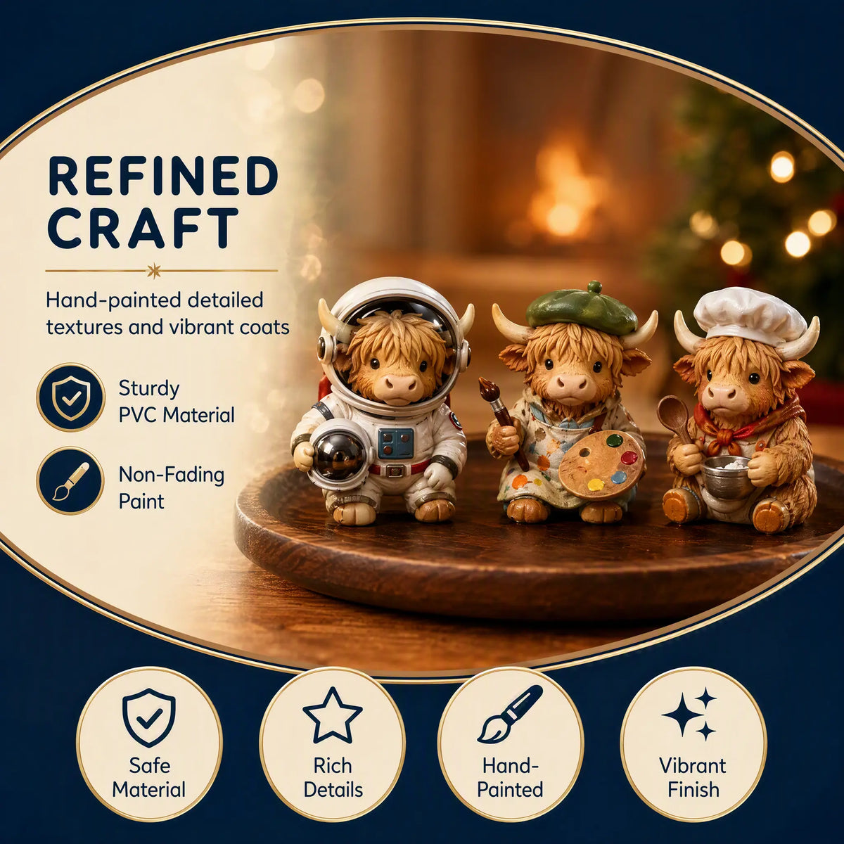 24-Day Highland Cow Advent Calendar - Christmas Countdown Gift Box 🐄🎁 - image 5