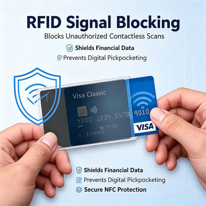 Anti-Spy Privacy Card Sleeve, Protective Card Holder with Privacy Film💳 - image 6
