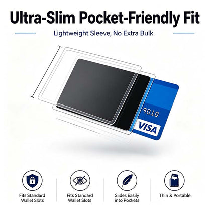 Anti-Spy Privacy Card Sleeve, Protective Card Holder with Privacy Film💳 - image 8
