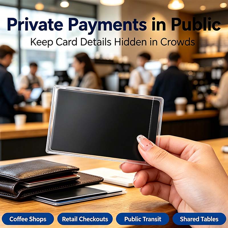 Anti-Spy Privacy Card Sleeve, Protective Card Holder with Privacy Film💳 - image 2