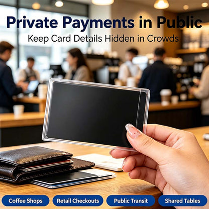 Anti-Spy Privacy Card Sleeve, Protective Card Holder with Privacy Film💳 - image 2