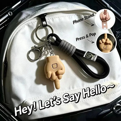 ✨Buy 1 Get 1 Free🖕 Retractable Middle Finger Prank Pendant