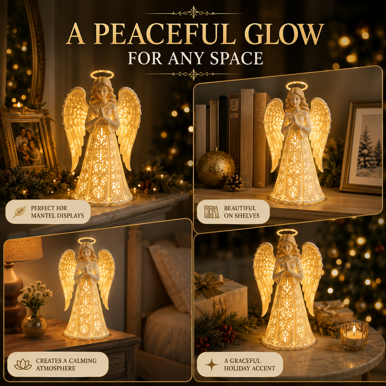 ✨ Angel Guardian Christmas Light – Warm Holiday Glow 🕊️ - image 6