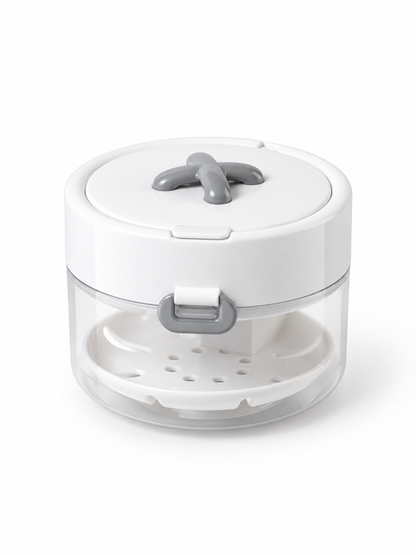 ✨ Travel Care Deal – Retainer Cleaning Case 🦷 Soak, Store & Rinse Container with Mirror & Brush for On-the-Go Use 💼 - image 7