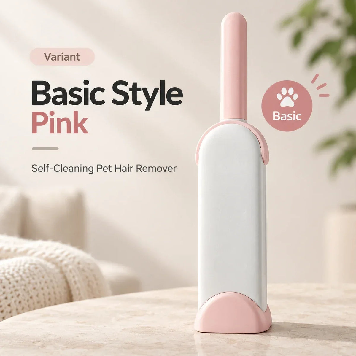 Self-Cleaning Pet Hair Remover Brush for Clothes