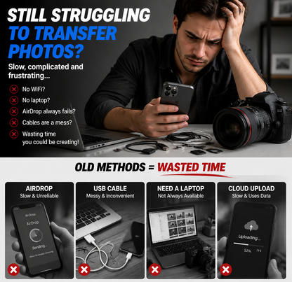 Hot💥Limited-time 50% discount🔌 5-in-1 SD Card Reader for iPhone & USB-C – Fast Photo & Video Transfer Adapter - image 2