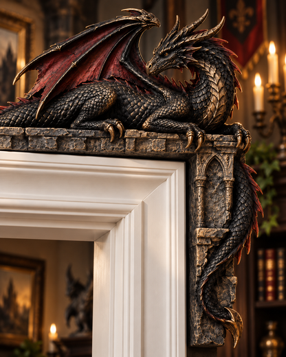 Gothic Dragon Door Topper - image 2