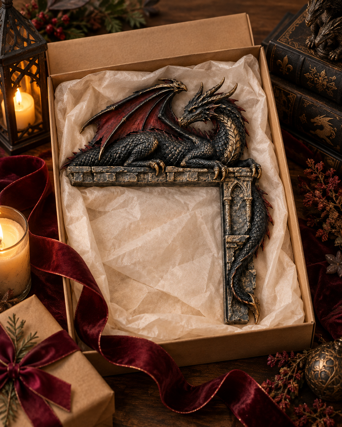 Gothic Dragon Door Topper - image 5