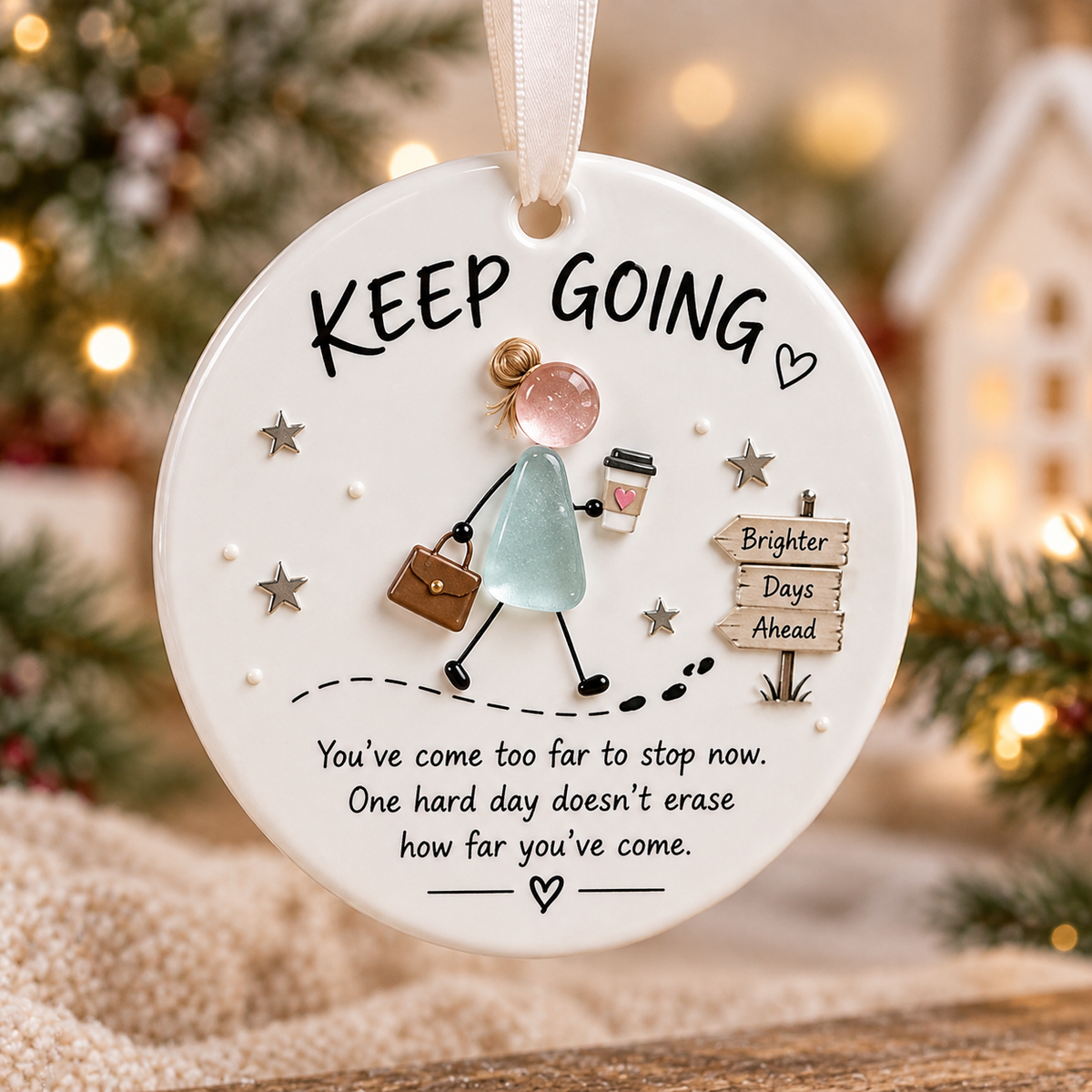 ✨ Keep Going Motivational Ornament Collection - image 5