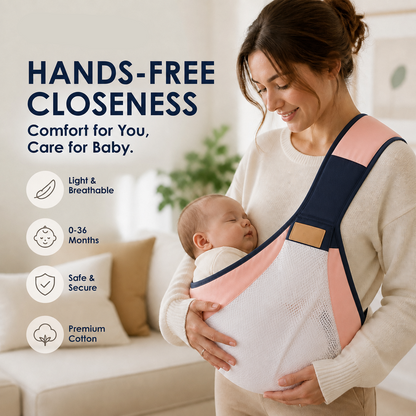 👶 4-in-1 Breathable Baby Carrier – 0-36 Months, Front/Back/Facing In/Out – Hands-Free - image 2
