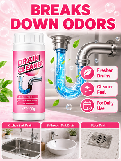 🚿💧 Powerful Drain Cleaner 🫧 Fast Acting Foaming Clog Remover & Deodorizer for Kitchen Sinks Pipes & Household Drains - image 4