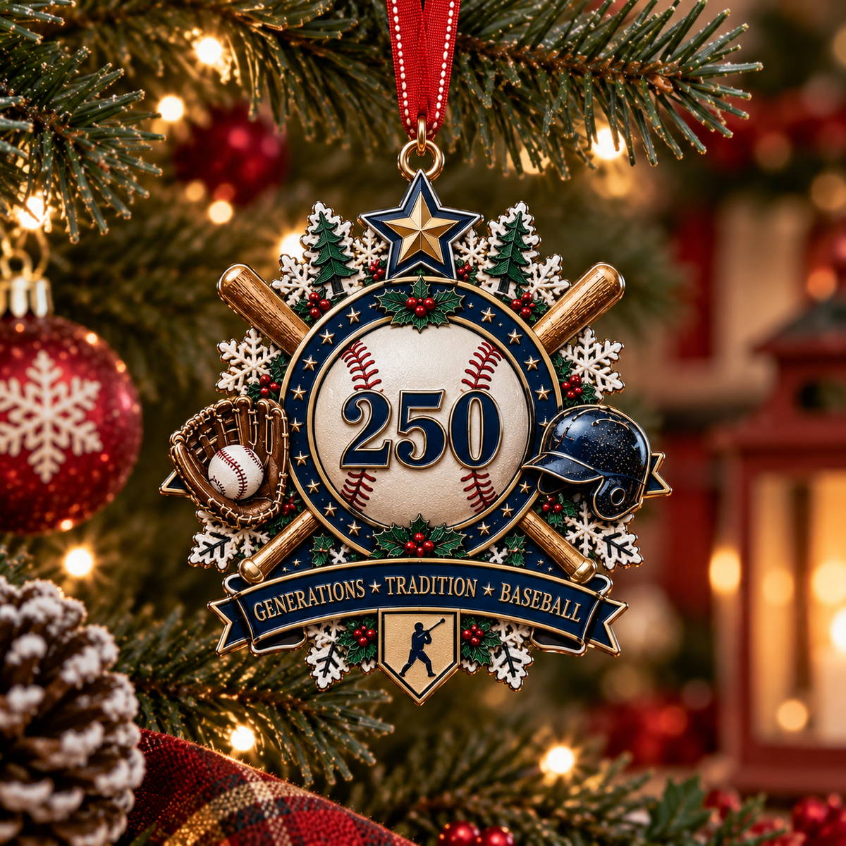 🏆 250th Anniversary Sports Heritage Christmas Ornaments – Keepsake Gifts for Sports Fans 🎄 - image 10