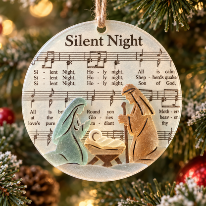 🎶 Sea Glass Christmas Hymn Ornaments - image 6