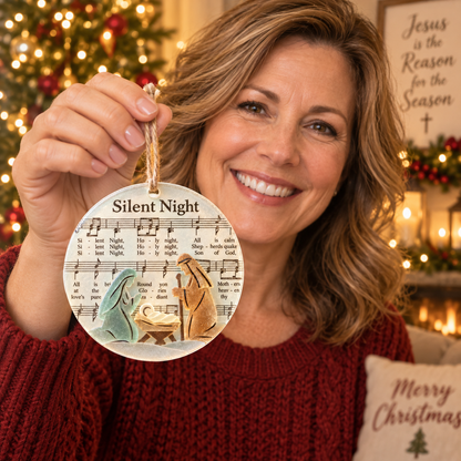🎶 Sea Glass Christmas Hymn Ornaments - image 1
