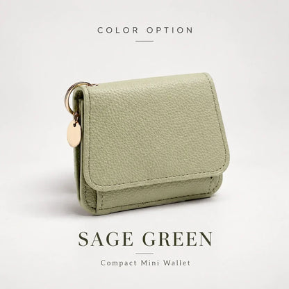 ✨Compact PU Leather Card Wallet with ID Window & Coin Pocket - image 5