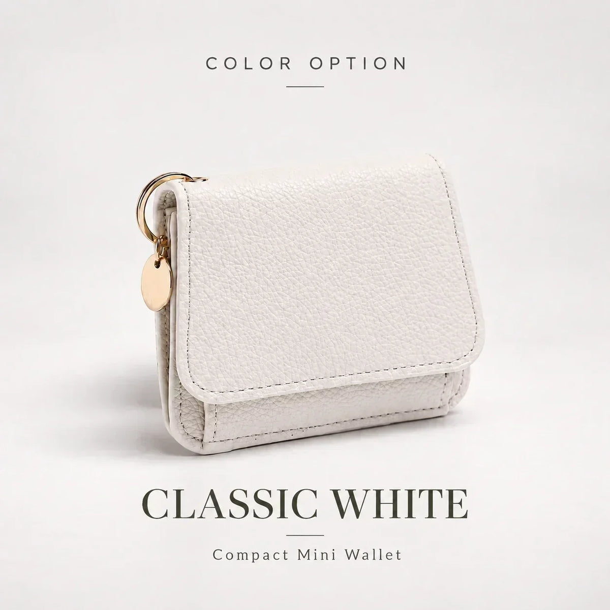 ✨Compact PU Leather Card Wallet with ID Window & Coin Pocket - image 6
